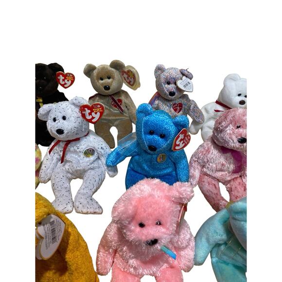 Ty Beanie Baby Bear Lot 30 Ty Club Garcia Etc - Picture 5 of 6